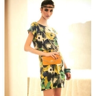 Joanne Kitten - Short-Sleeve Dyed Dress