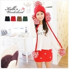 Wonderland - Pompom-Accent Knit Skirt