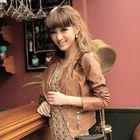 JK2 - Faux-Leather Ruffled Zip Jacket
