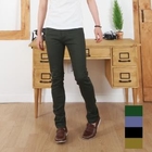SEOBEAN - Slim-Fit Straight-Cut Pants