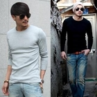 VINTAGE BROTHERS - Crewneck Long-Sleeve T-Shirt