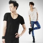 deepstyle - Crew-Neck Knit Top