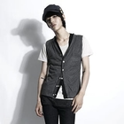 Rememberclick - Layered Buttoned Vest