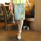 Taam Story - Patterned Midi Skirt
