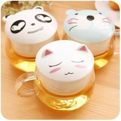 Momoi - Animal Lid Drinking Cup with Tea Infuser Momoi - Animal Lid Drinking Cup with Tea Infuser