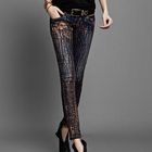 Othermix - Metallic Painted Skinny Jeans