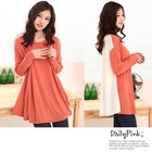Daily Pink - Color-Block Oversized Top