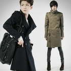 deepstyle - Double Breasted High-Neck Coat