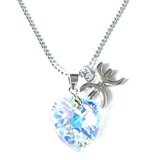 Sweet Pisces - Zodiac Sign Necklace with Swarovski Sparkling Crystal Heart
Sweet Pisces - Zodiac Sign Necklace with Swarovski Sparkling Crystal Heart