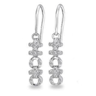 MaBelle - 18K White Gold Diamond Earrings