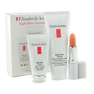 Eight Hour Essentials Set: Hand Treatment 75ml+ Skin Protectant 30ml+ Lip Protectant Stick 3.7g