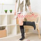 Lane172 - Inset Knit Hem Boots