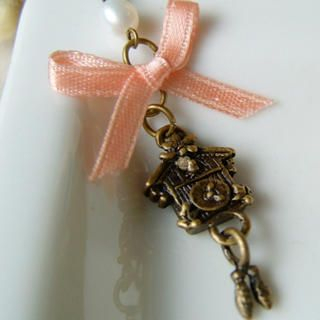 Sweetie Ribbon Pearl Bird House Necklace Sweetie Ribbon Pearl Bird House Necklace