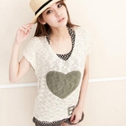 CatWorld - Heart-Detail Knit Top