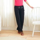 RingBear - Belted Straight-Cut Pants