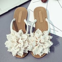 Shoeland - Flower Flip Flops Shoeland - Flower Flip Flops