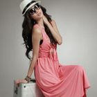 PUFFY - Tie-Front Tank Dress