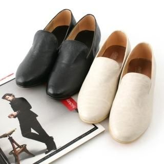 Faux-Leather Loafers Faux-Leather Loafers