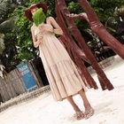 SARAH - Frill-Accent Chiffon Dress