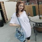 CLICK - Beaded Dolman Sleeve Long Top