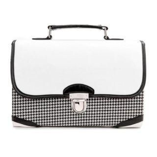 Houndstooth Flap Briefcase Houndstooth Flap Briefcase