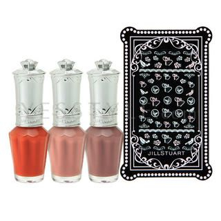 Petite Nail Lacquer Collection (4 items): Nail Lacquer x 3 + Nail Sticker x 1
