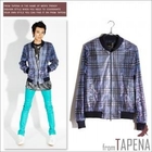 TAPENA - Check Zipup Jacket