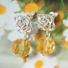 Angelove - Rose Drop Earrings