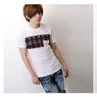 SeventyAge - Argyle Patterned Short Sleeve Top