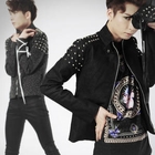 deepstyle - Studded Zipup Jacket