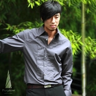 Purplow - Front Pleated Dress Shirt
