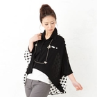ageha@shibuya - Dolman-Sleeve Dip-Back Blouse