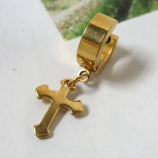 Cross Drop Single Earring Cross Drop Single Earring