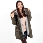 sabotte - Faux-Fur Trim Hooded Parka