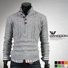 DANGOON - Cable-Knit Buttoned Sweater