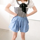 Tokyo Fashion - Pleated Denim Culottes