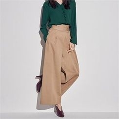 MAGJAY - Zip-Side Wide-Leg Pants MAGJAY - Zip-Side Wide-Leg Pants