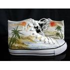 HVBAO - 'Tropical Scene' High-Top Sneakers