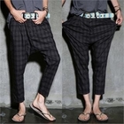 ABOKI - Check Baggy Pants
