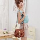PG Beauty - Tasseled Shirred Cross Bag