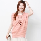 Secret;BB - Oversized Stripe T-Shirt