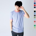evanissue - Striped Round-Neck T-Shirt