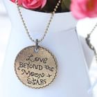 Fit-to-Kill - Romantic LOVE letter Necklace -copper
