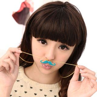 Mustache Necklace