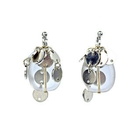 Truffles - Silver Transparent Earrings