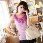 Tokyo Fashion - Rosette-Accent Tank Top