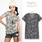 Daily Pink - V-Neck Short-Sleeve T-Shirt