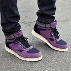 TOPGUYS - Faux-Suede Lace-Up Sneakers 