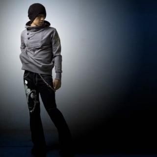 Embroidered Yoke Front Hooded Pullover Embroidered Yoke Front Hooded Pullover