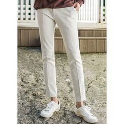 JOGUNSHOP - Band-Waist Cotton Pants JOGUNSHOP - Band-Waist Cotton Pants